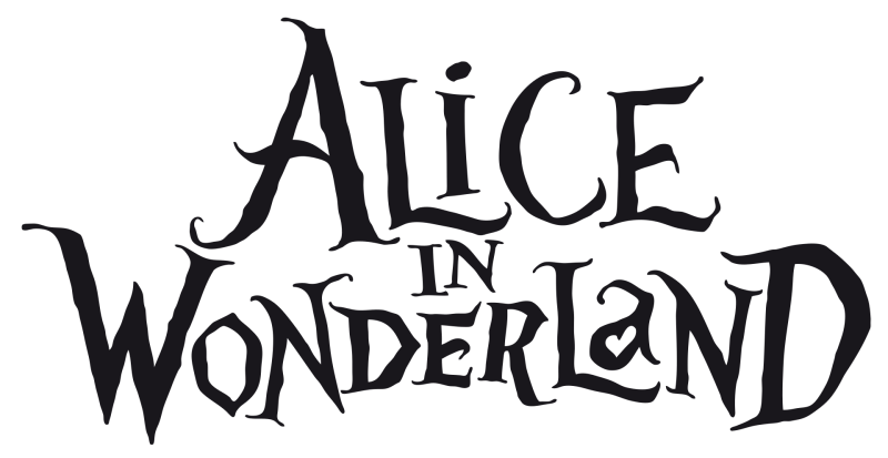 Alice in Wonderland logo in full colour