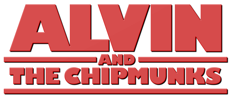 Alvin and the Chipmunks logo on a transparent background