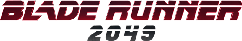 Blade Runner 2049 logo on a transparent background