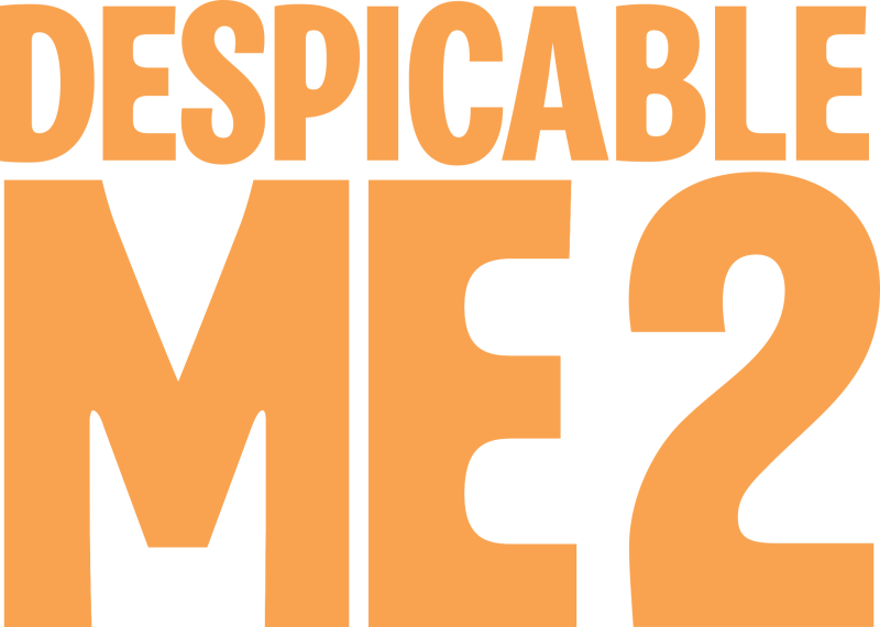 Despicable Me 2 logo on a transparent background