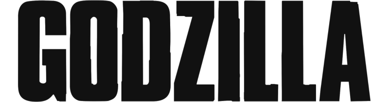Godzilla logo in black