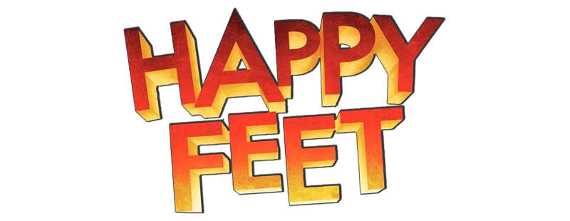 Happy Feet logo on a transparent background