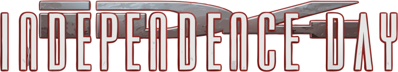 Independence Day logo on a transparent background