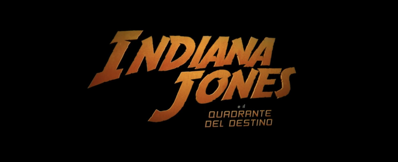 Indiana Jones and the Dial of Destiny logo in full colour