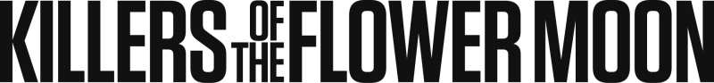 Killers of the Flower Moon logo in black