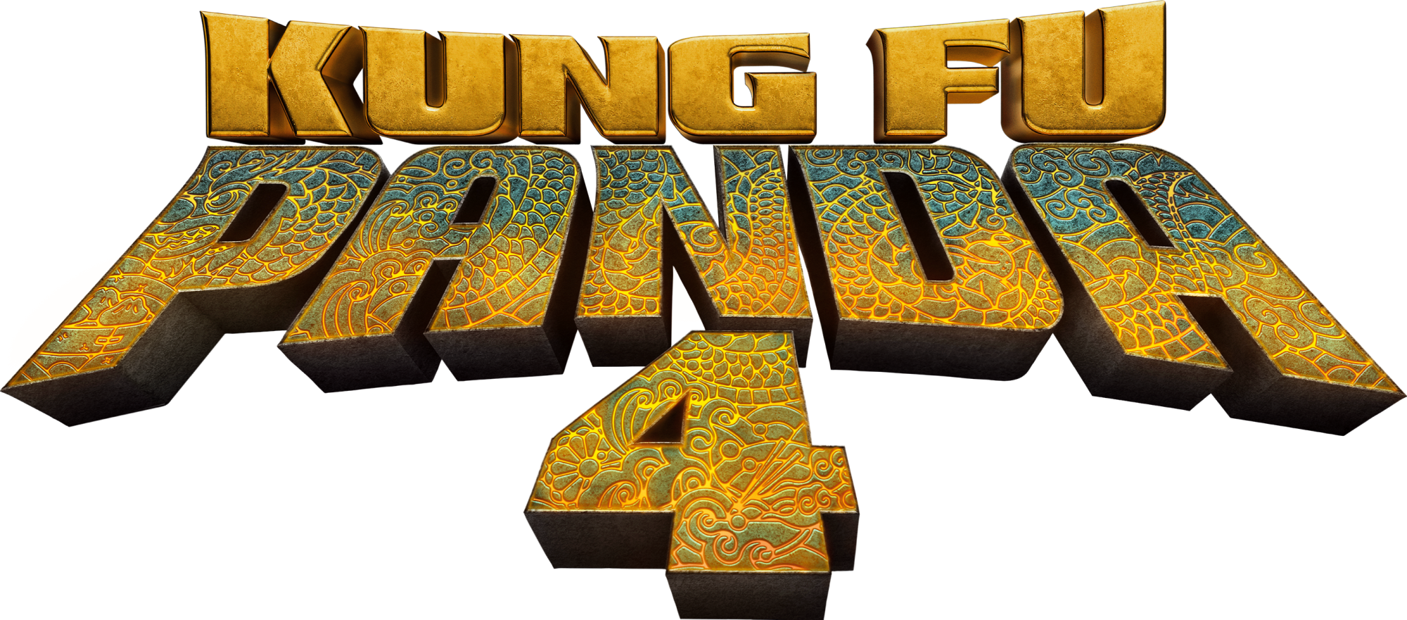 Kung Fu Panda 4 Logo – PNG & Transparent Logo Download
