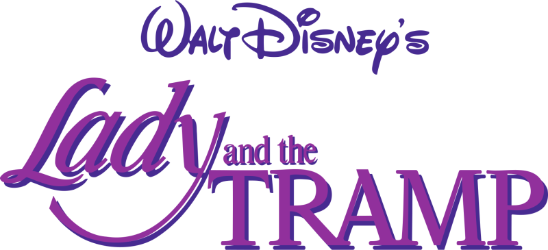 Lady and the Tramp logo on a transparent background