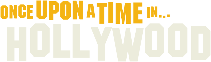 Once Upon a Time in Hollywood logo on a transparent background