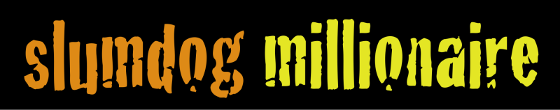 Slumdog Millionaire logo in full colour