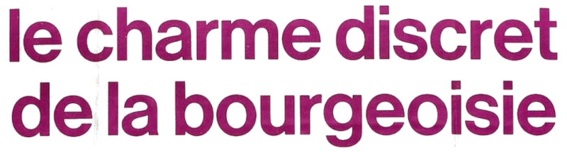 The Discreet Charm of the Bourgeoisie logo on a transparent background