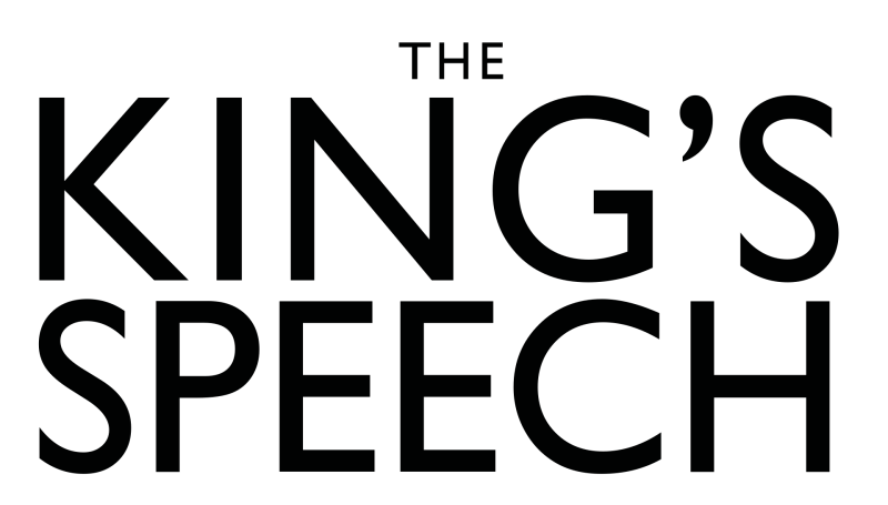The King's Speech logo in full colour