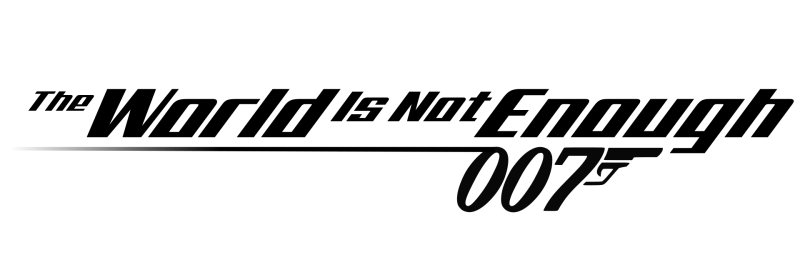 The World Is Not Enough logo on a transparent background