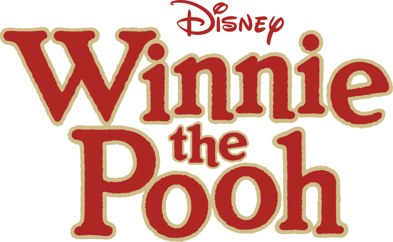 Winnie the Pooh logo on a transparent background