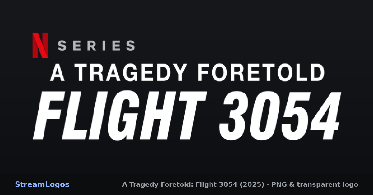 A Tragedy Foretold: Flight 3054 Logo – PNG & Transparent Logo Download
