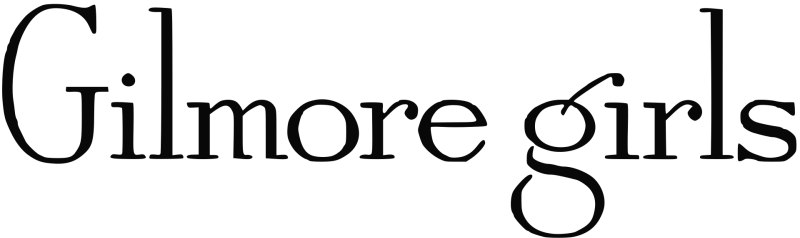 Gilmore Girls logo on a transparent background