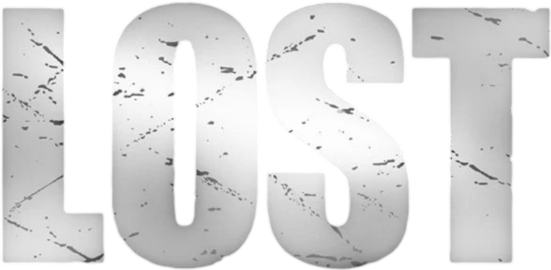 Lost logo on a transparent background
