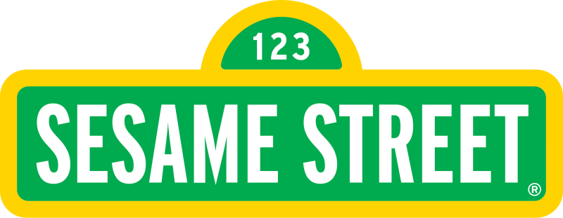 Sesame Street logo on a transparent background