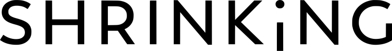 Shrinking logo on a transparent background