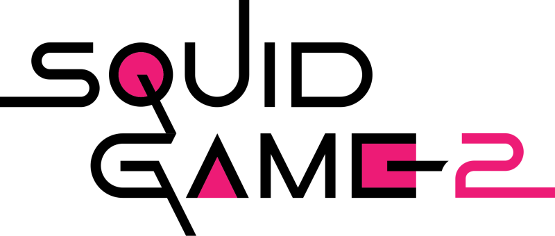Squid Game Season 2 logo on a transparent background