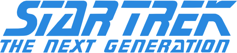 Star Trek: The Next Generation logo on a transparent background