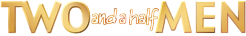 Two and a Half Men logo on a transparent background